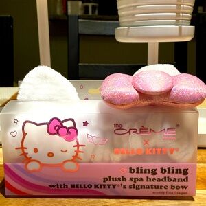 The Crème Shop x  Hello Kitty Bling Bling Plush Spa Headband.